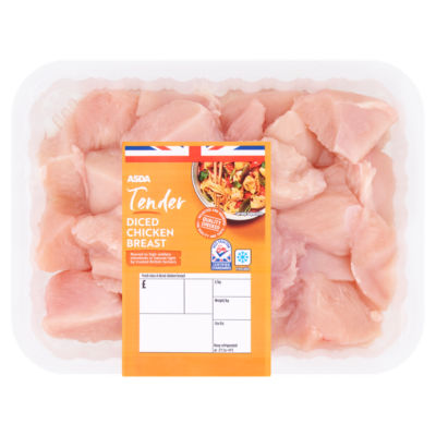 ASDA Tender Diced Chicken Breast 650g