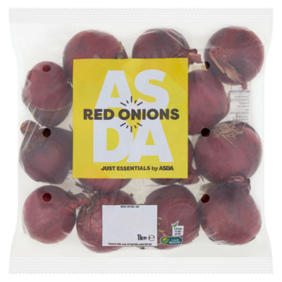 JUST ESSENTIALS by ASDA Just Essentials Red Onions 1kg