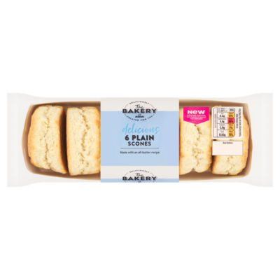 The BAKERY at ASDA The Bakery at  6 Delicious Plain Scones