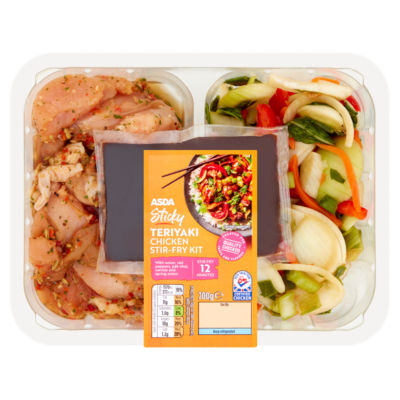 ASDA Sticky Teriyaki Chicken Stir-Fry Kit