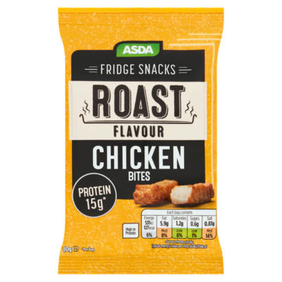 ASDA Fridge Snacks Roast Flavour Chicken Bites 80g