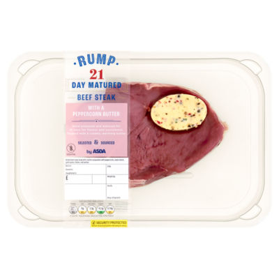 ASDA Rump Beef Steak with a Peppercorn Butter 240g