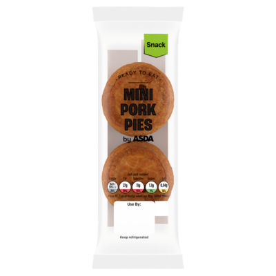 Asda Mini Pork Pies 100G