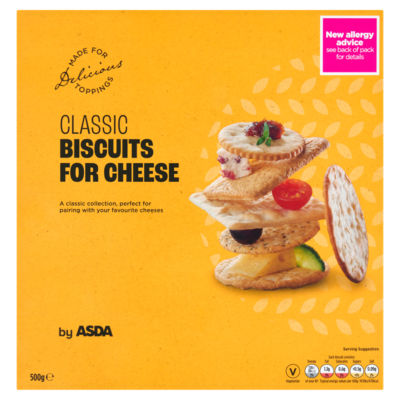 ASDA Classic Biscuits for Cheese 500g