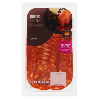 ASDA Cured Chorizo 110g
