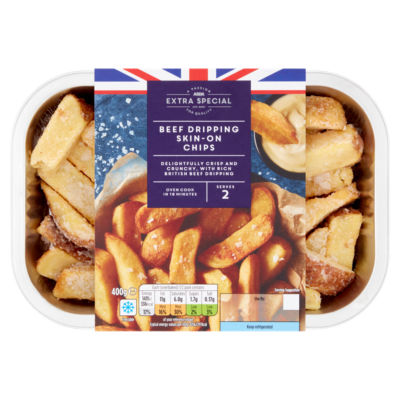 ASDA Extra Special Beef Dripping Skin-On Chips