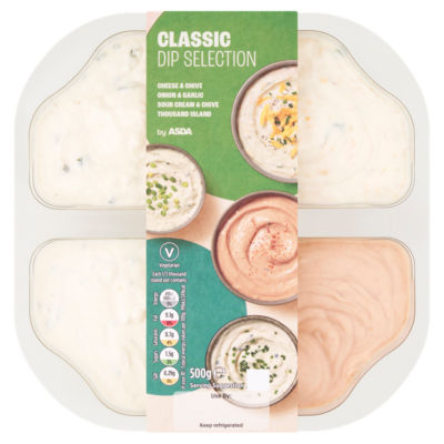 ASDA Classic Dip Selection 500g - ASDA Groceries