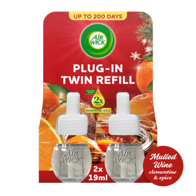 Air Wick Mulled Wine Electrical Plug In Twin Refill 2x19ml
