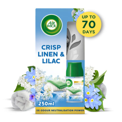 Air Wick Freshmatic Kit Crisp Linen & Lilac Air Freshener 250Ml