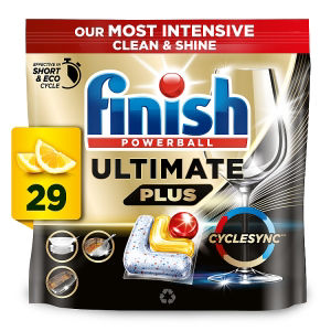Finish Ultimate Plus All In One 29 Dishwasher Tablets Lemon 353.8g
