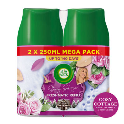 Air Wick Cosy Cottage Freshmatic Autospray Twin Refill 2x250ml