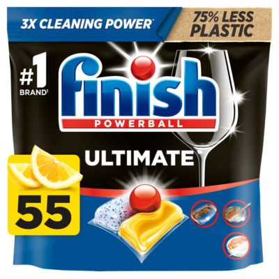 Ultimate All In One Dishwasher Tablets Lemon  - 55 Tabs