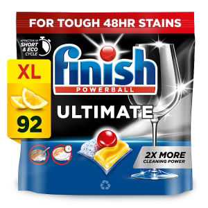 Finish Ultimate All In One Dishwasher Tablets Lemon x92 1186.8g