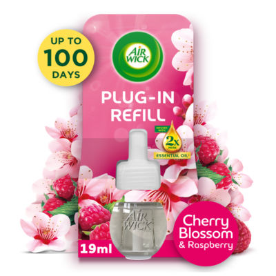 Air Wick Plug-In Refill Cherry Blossom & Raspberry Air Freshener 19Ml