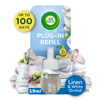 Air Wick Plug-In Refill Linen & White Orchid Air Freshener 19Ml