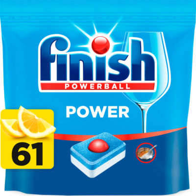 Finish Power Dishwsh Tab Lem PK61 - Cleaning Fluids - Dishwasher Tablets