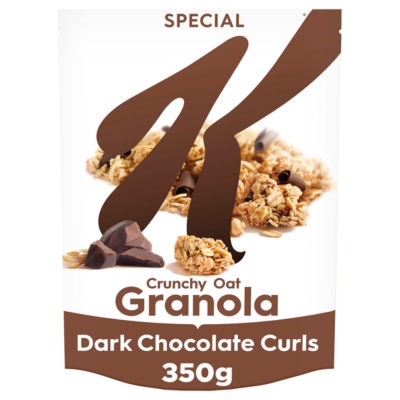 Kellogg's Special K Crunchy Oat Granola Dark Chocolate Curls 350G