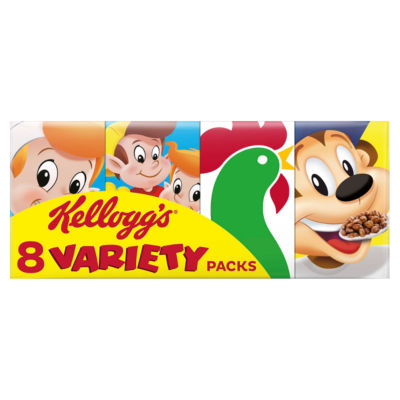 Kellogg's Variety Breakfast Cereal 8 Pack 196G