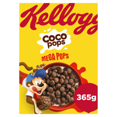 Kelloggs Coco Pops Mega Pops Cereal 365g