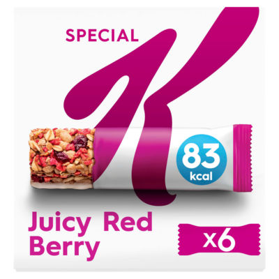 Kelloggs Special K Juicy Red Berry Snack Bars 6x21.5g