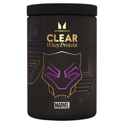 Myprotein Marvel Clear Whey Protein Black Panther Blue Raspberry 10 Servings