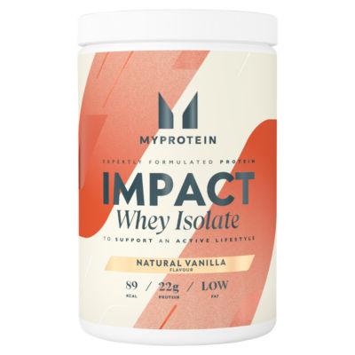 Myprotein Impact Whey Isolate Powder Natural Vanilla 480g