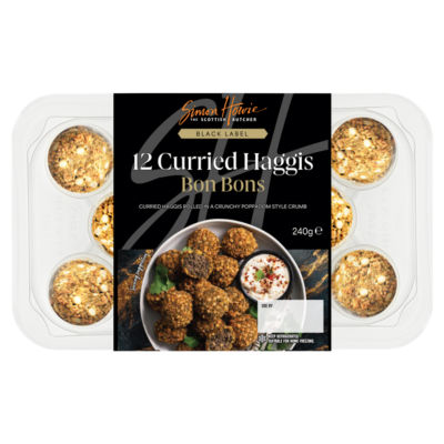 Simon Howie 12 Curried Haggis Bon Bons 240G