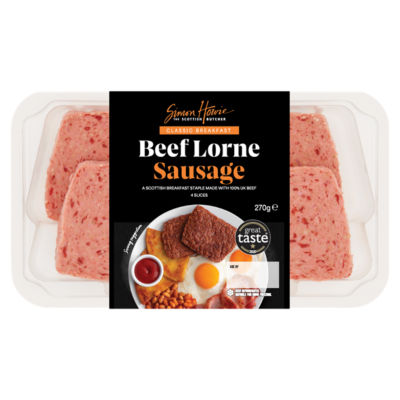 Simon Howie The Scottish Butcher Beef Lorne Sausage 270g