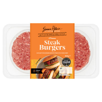 Simon Howie S Howie 4 Premium Steak Burger 454G