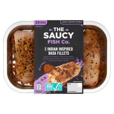 The Saucy Fish Co 2 Indian Inspired Basa Fillets