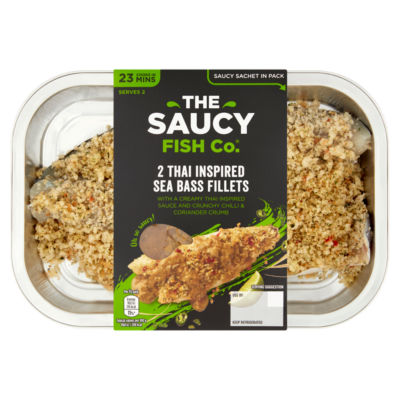 The Saucy Fish Co 2 Thai Inspired Sea Bass Fillets