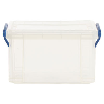 R/useful Really Useful 1.6L Storage Box, Clear