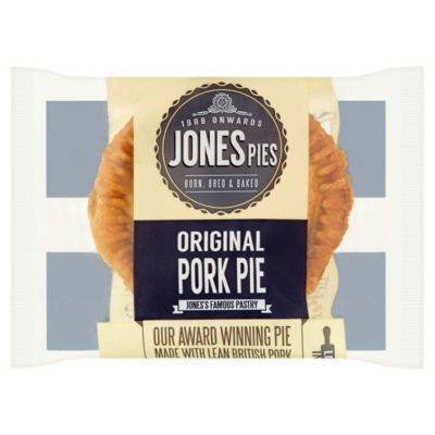 JONES Pies Original Pork Pie 160g