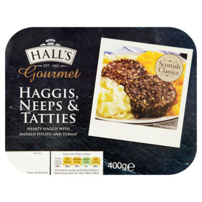 Halls Gourmet Haggis, Neeps & Tatties 400g
