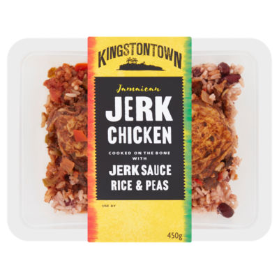Kingston Town Jerk Chicken with Rice & Peas