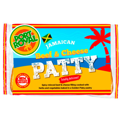 Royals Port Beef & Cheese Patty 140G