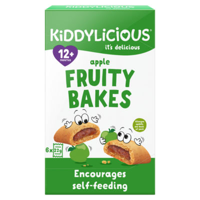 Kiddylicious Apple Bakes 6 X 22G