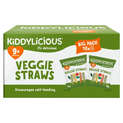 Kiddylicious Veggie Straws 10X12g