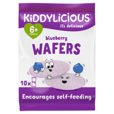 Kiddylicious Wafers Blueberry 40G