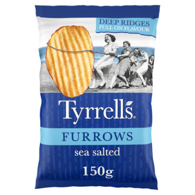 Tyrrells Lightly Sea Salted Sharing Crisps 150g