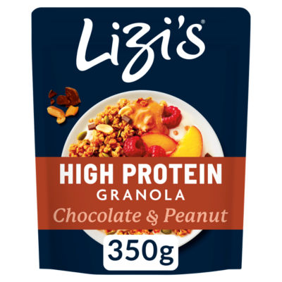 Lizis High Protein Granola - Chocolate & Peanut 350g