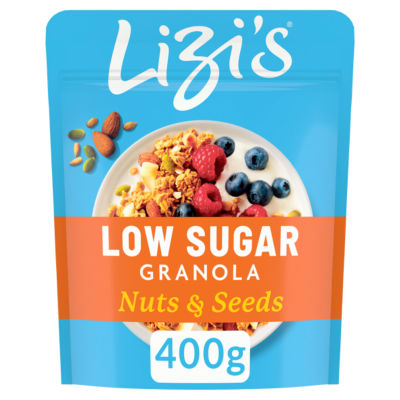 Lizis Low Sugar Granola Nuts and Seeds 400g