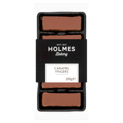 HOLMES Handmade Caramel Fingers with Milk Chocolate 200g