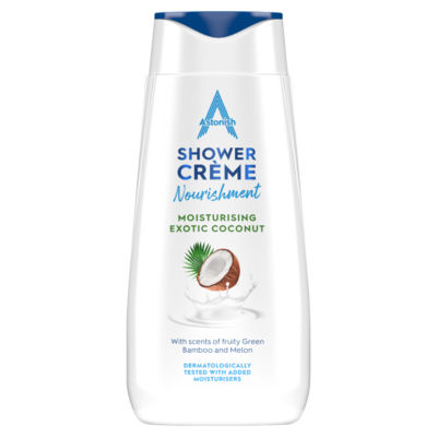 Astonish Nourishment Shower Crème Moisturising Exotic Coconut 400ml