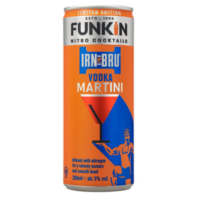 Funkin Nitro Cocktails IRN-BRU Vodka Martini 200ml