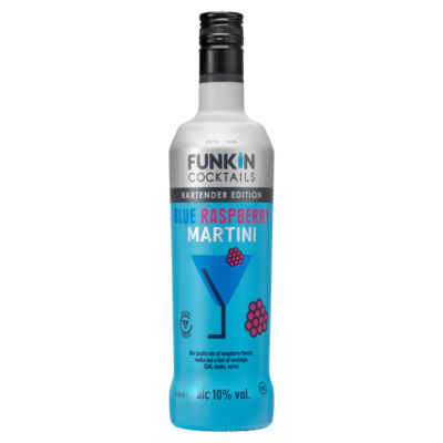 Funkin Blue Raspberry Martini Cocktails 700ml
