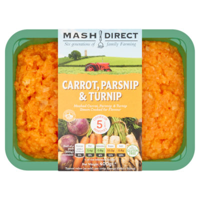 Mash Direct Carrot Parsnip & Turnip 380G