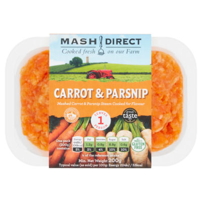 Mash Direct Carrot & Parsnip Mash 200G