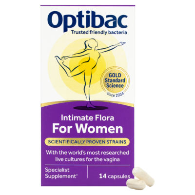 OPTIBAC PROBIOTICS For Women Intimate Flora For Women 14 Capsules