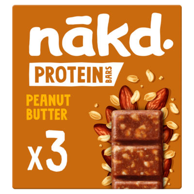 NAKD Peanut Butter Protein Bars Multipack 3 x 45g